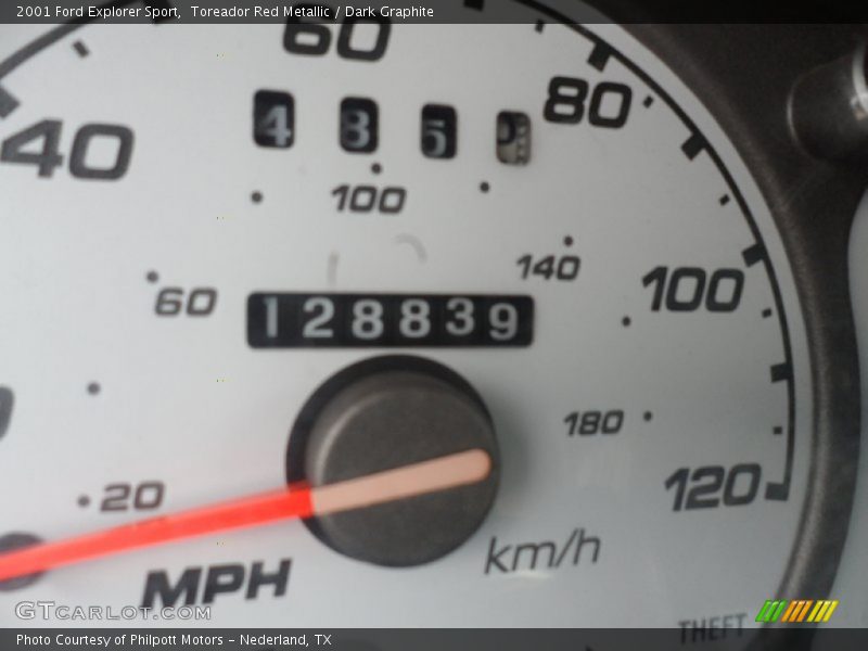 Toreador Red Metallic / Dark Graphite 2001 Ford Explorer Sport