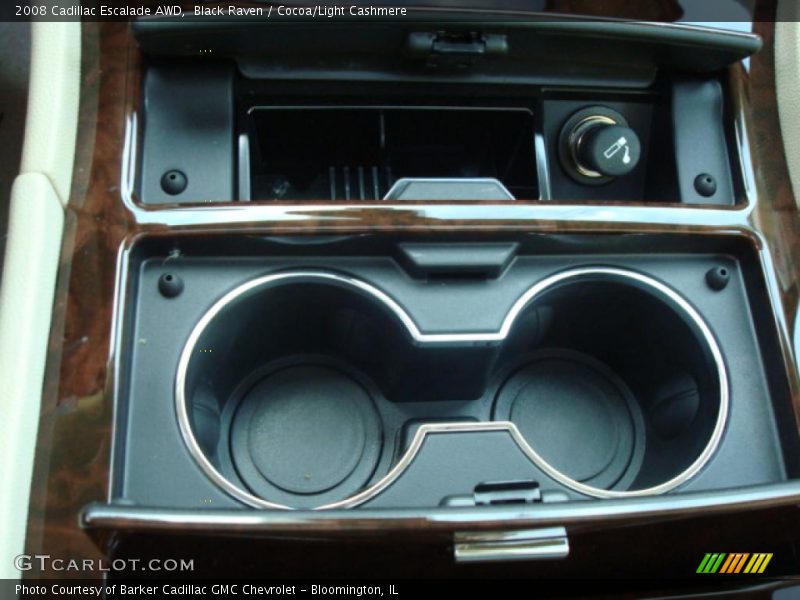 Black Raven / Cocoa/Light Cashmere 2008 Cadillac Escalade AWD