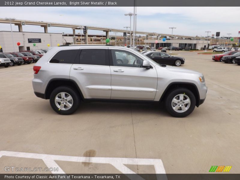 Bright Silver Metallic / Black 2012 Jeep Grand Cherokee Laredo