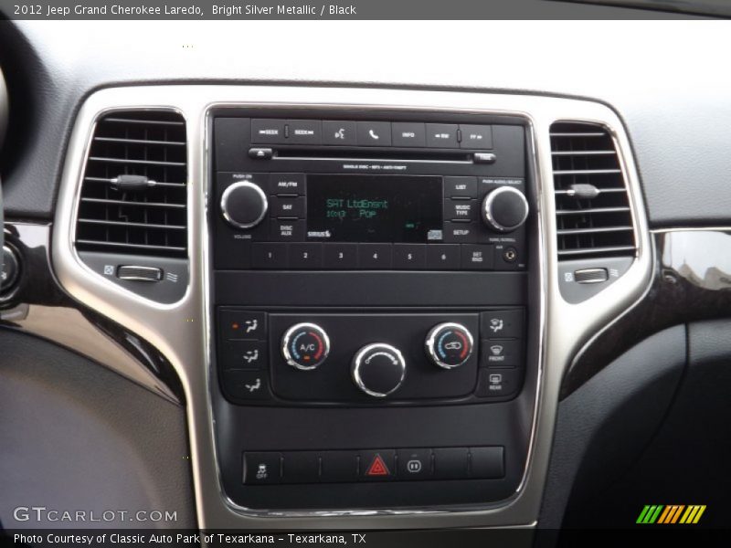 Bright Silver Metallic / Black 2012 Jeep Grand Cherokee Laredo