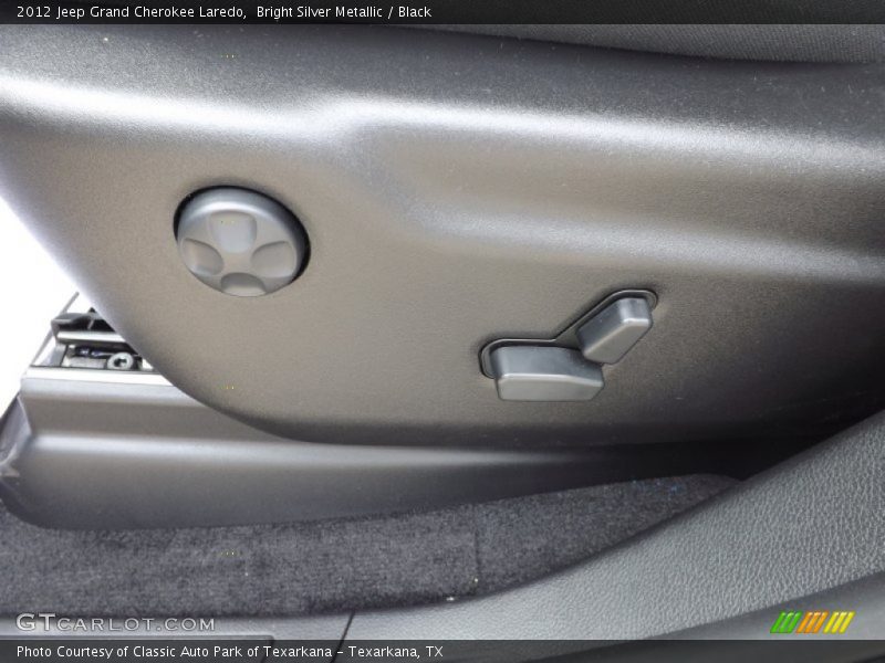 Bright Silver Metallic / Black 2012 Jeep Grand Cherokee Laredo