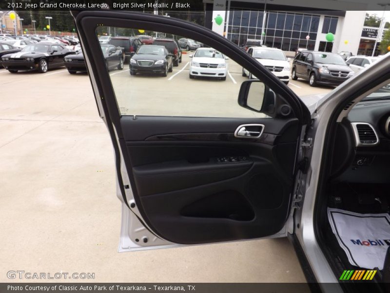 Bright Silver Metallic / Black 2012 Jeep Grand Cherokee Laredo
