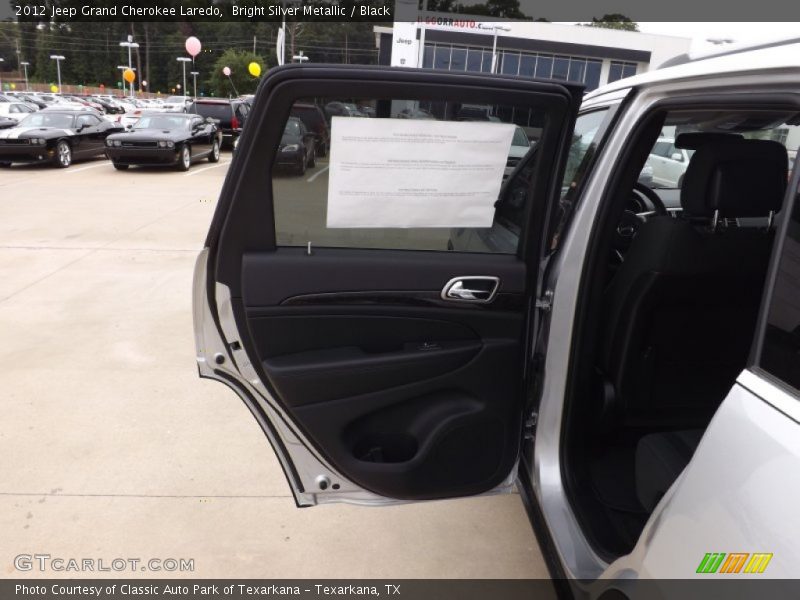 Bright Silver Metallic / Black 2012 Jeep Grand Cherokee Laredo
