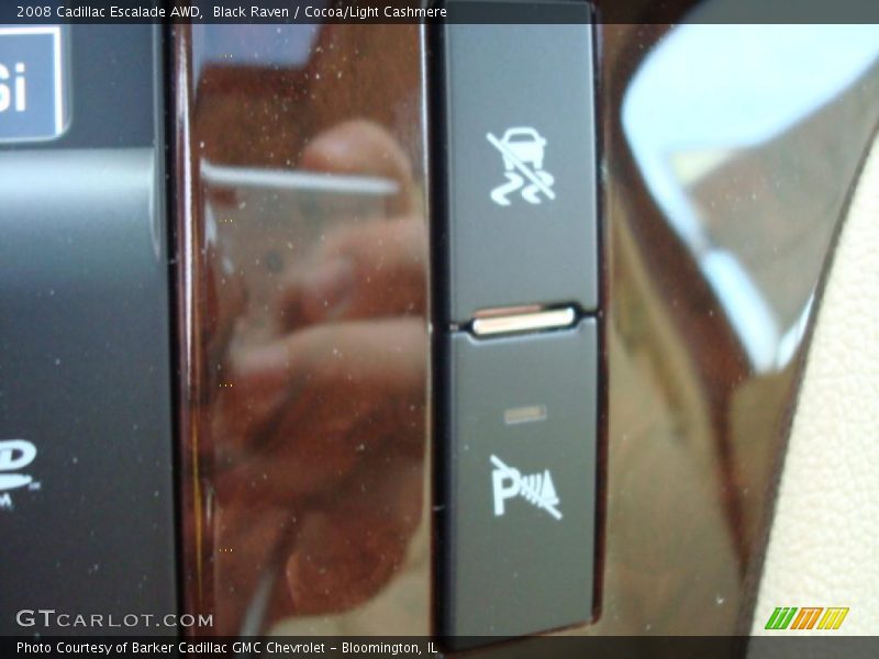Black Raven / Cocoa/Light Cashmere 2008 Cadillac Escalade AWD