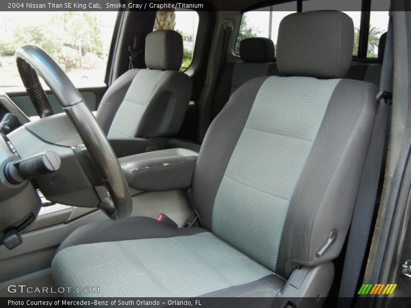  2004 Titan SE King Cab Graphite/Titanium Interior
