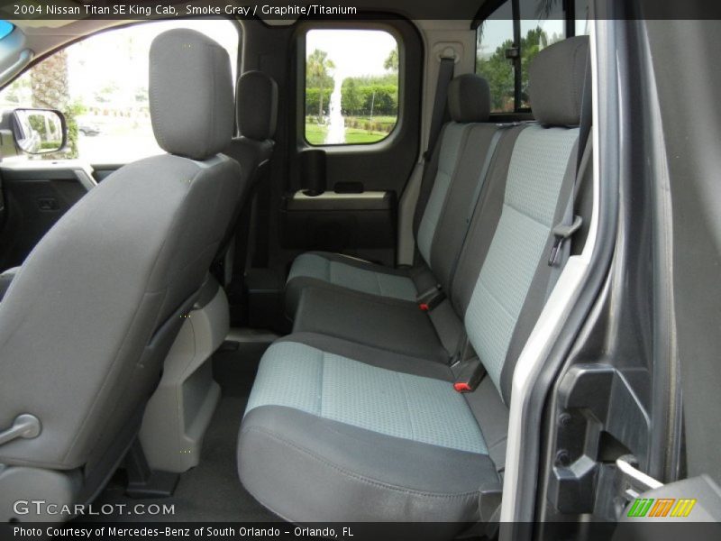  2004 Titan SE King Cab Graphite/Titanium Interior