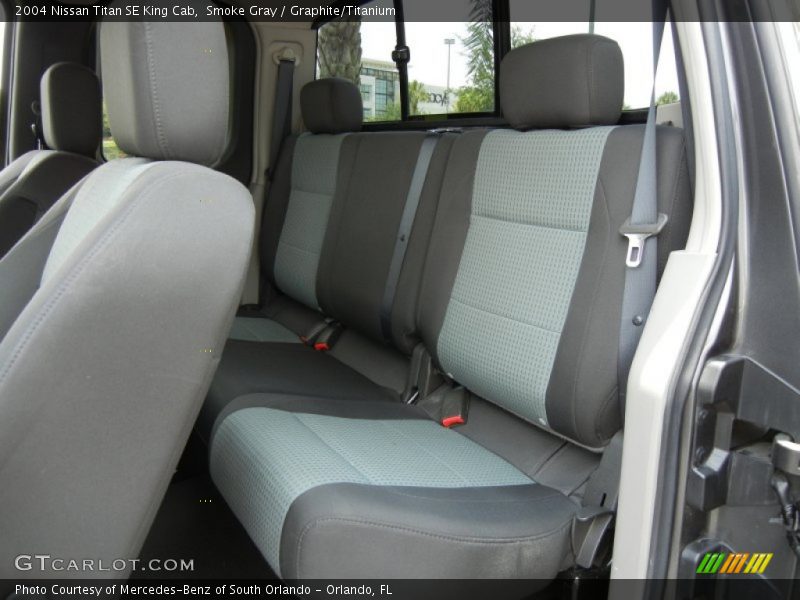  2004 Titan SE King Cab Graphite/Titanium Interior