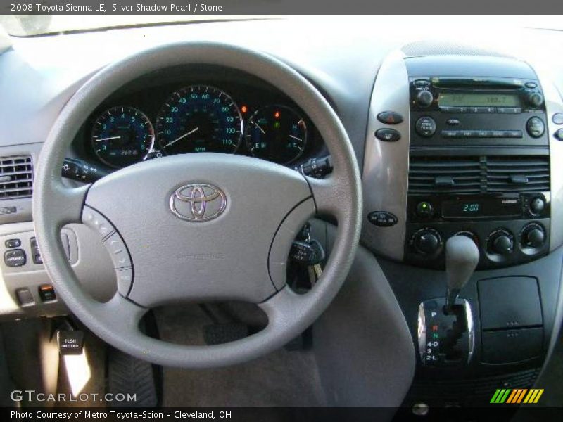 Silver Shadow Pearl / Stone 2008 Toyota Sienna LE
