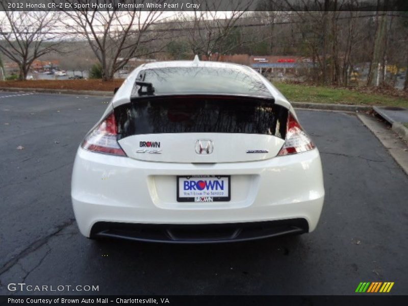 Premium White Pearl / Gray 2012 Honda CR-Z EX Sport Hybrid