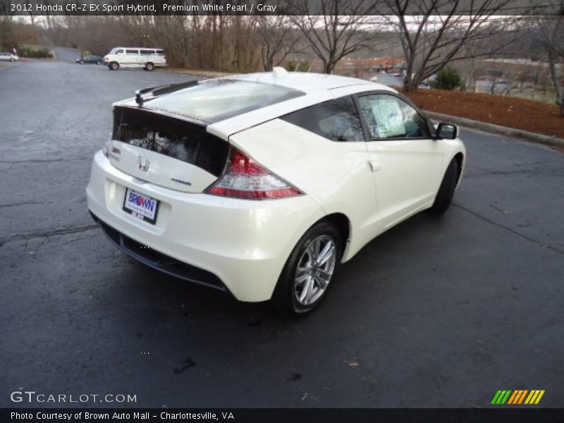 Premium White Pearl / Gray 2012 Honda CR-Z EX Sport Hybrid