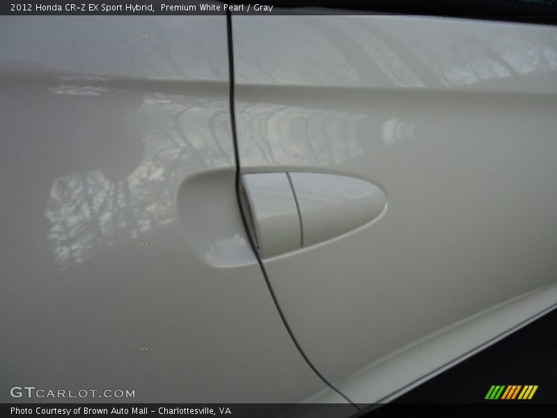 Premium White Pearl / Gray 2012 Honda CR-Z EX Sport Hybrid
