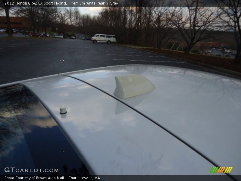Premium White Pearl / Gray 2012 Honda CR-Z EX Sport Hybrid