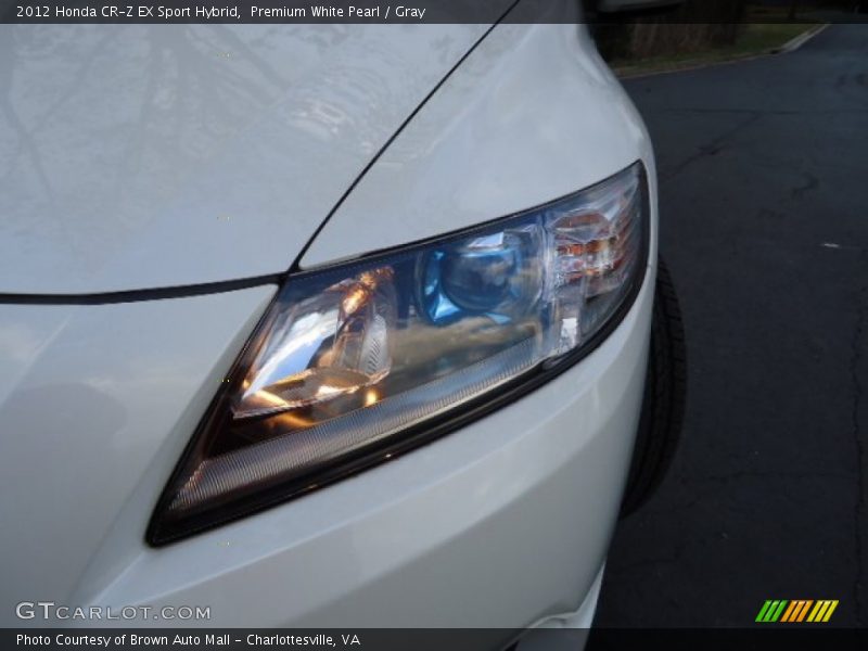 Premium White Pearl / Gray 2012 Honda CR-Z EX Sport Hybrid