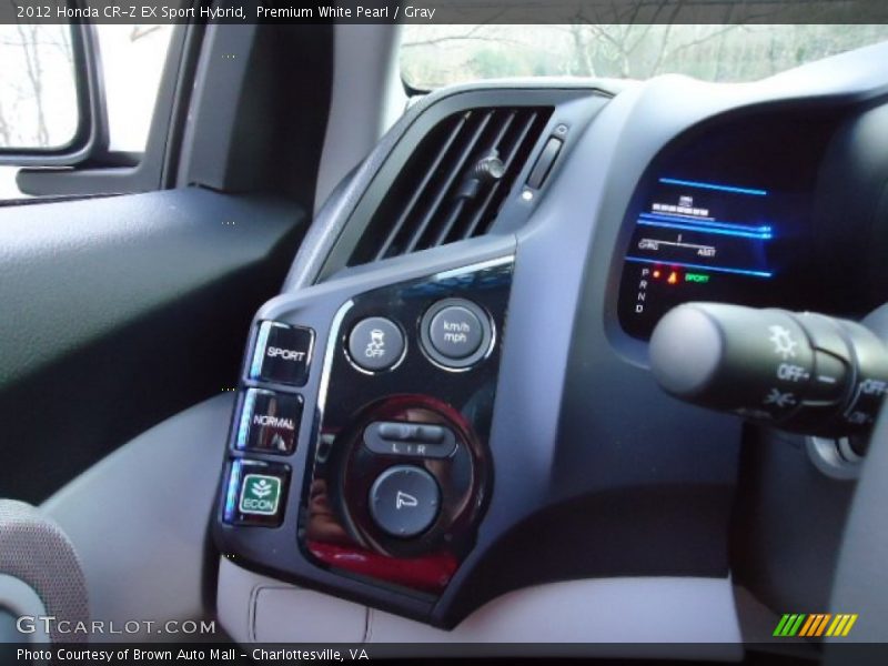 Premium White Pearl / Gray 2012 Honda CR-Z EX Sport Hybrid