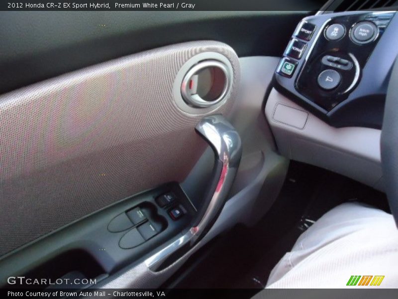 Premium White Pearl / Gray 2012 Honda CR-Z EX Sport Hybrid