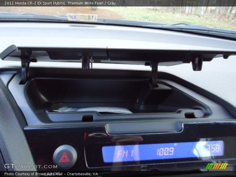 Premium White Pearl / Gray 2012 Honda CR-Z EX Sport Hybrid