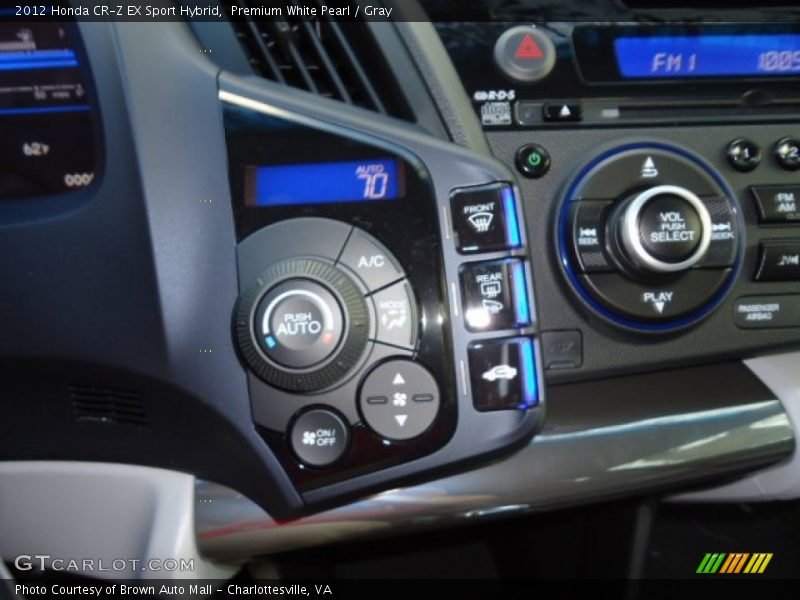 Controls of 2012 CR-Z EX Sport Hybrid