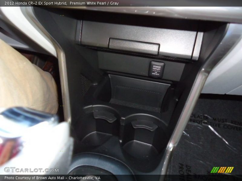Premium White Pearl / Gray 2012 Honda CR-Z EX Sport Hybrid