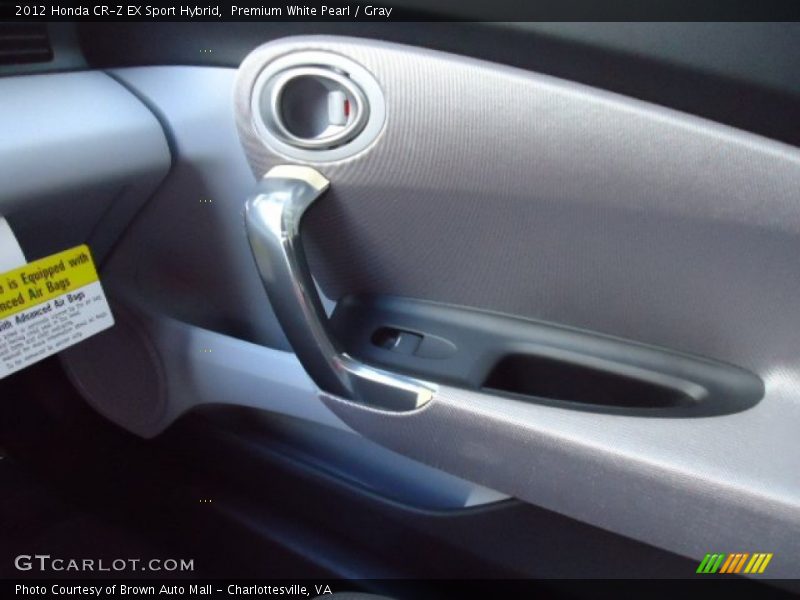 Premium White Pearl / Gray 2012 Honda CR-Z EX Sport Hybrid