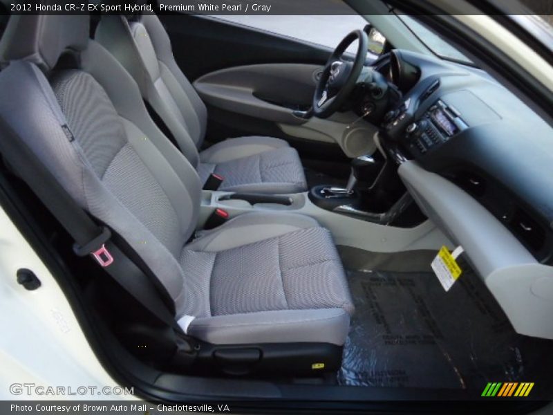 Premium White Pearl / Gray 2012 Honda CR-Z EX Sport Hybrid