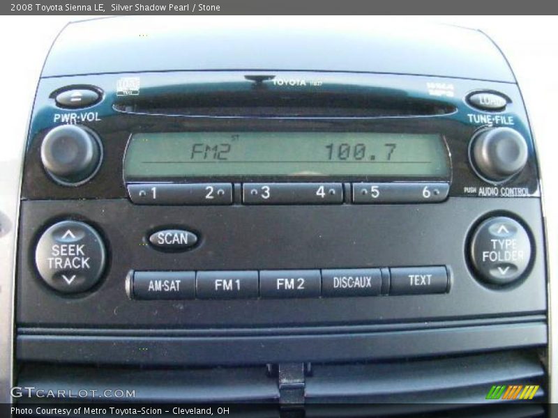 Silver Shadow Pearl / Stone 2008 Toyota Sienna LE
