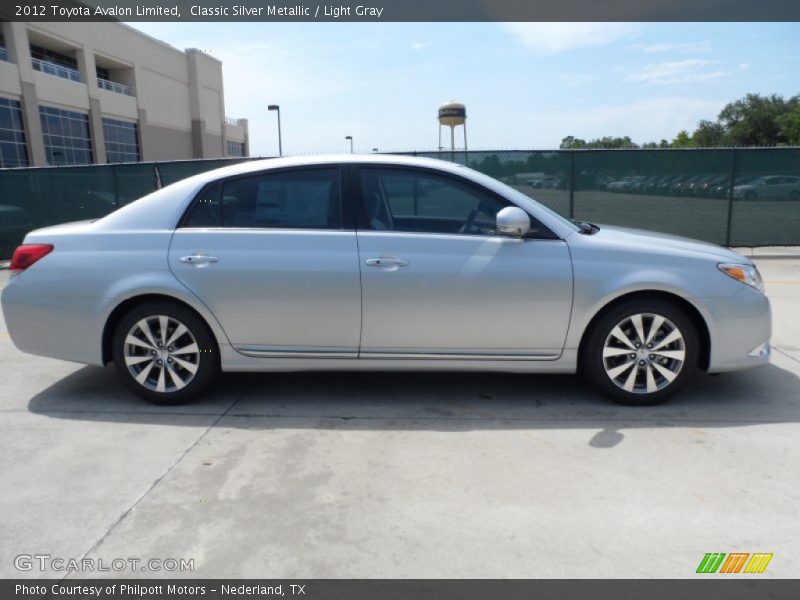 Classic Silver Metallic / Light Gray 2012 Toyota Avalon Limited