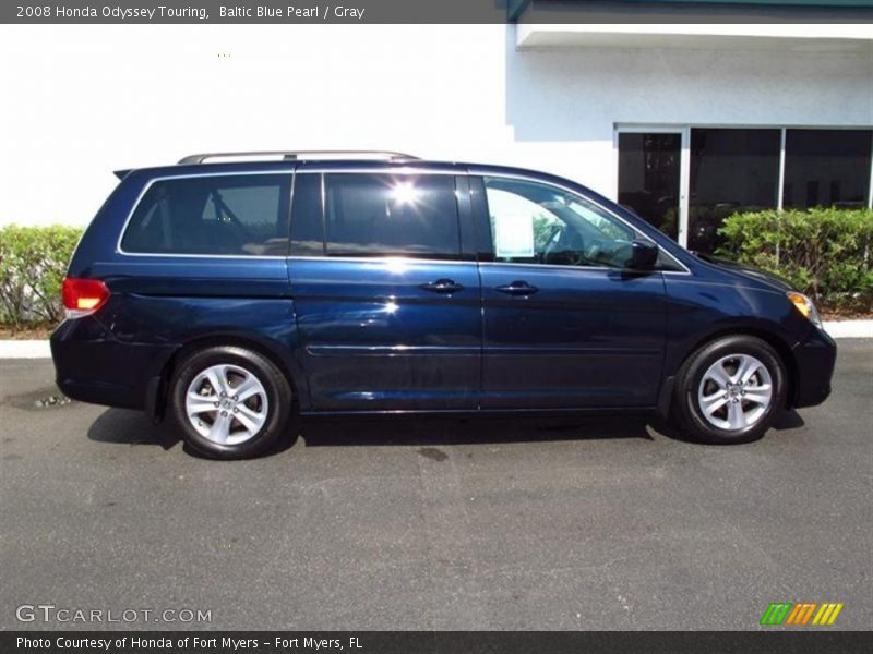Baltic Blue Pearl / Gray 2008 Honda Odyssey Touring