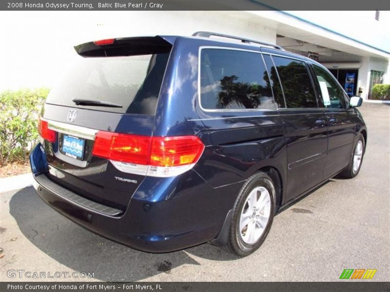 Baltic Blue Pearl / Gray 2008 Honda Odyssey Touring