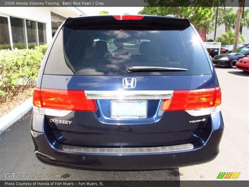 Baltic Blue Pearl / Gray 2008 Honda Odyssey Touring
