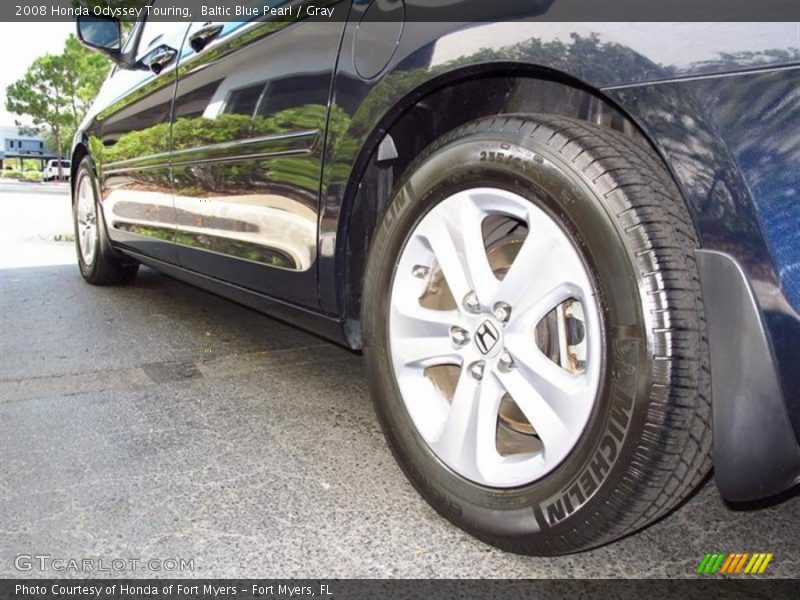 Baltic Blue Pearl / Gray 2008 Honda Odyssey Touring