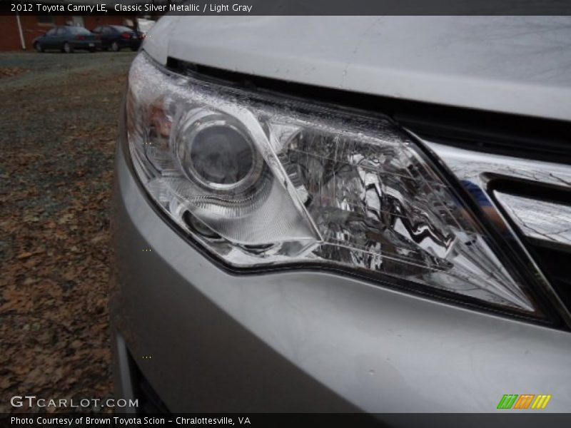 Classic Silver Metallic / Light Gray 2012 Toyota Camry LE
