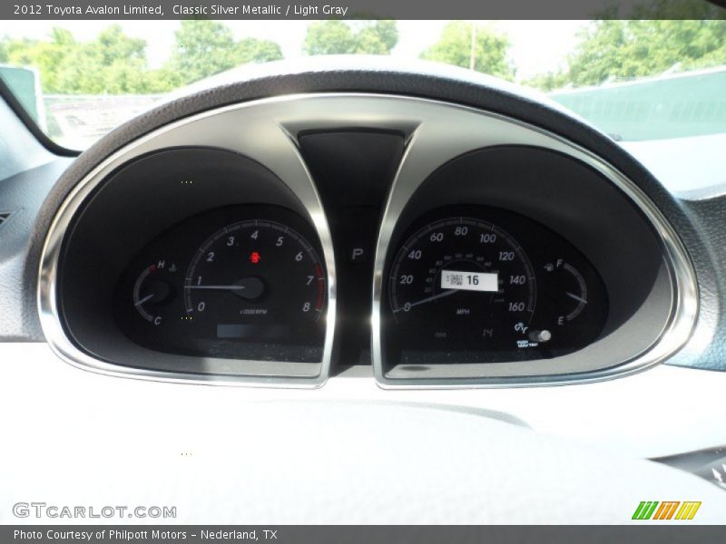 Classic Silver Metallic / Light Gray 2012 Toyota Avalon Limited