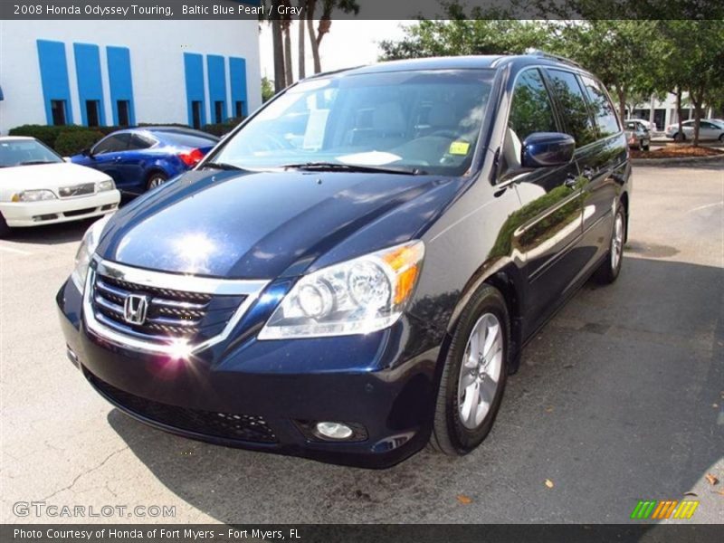 Baltic Blue Pearl / Gray 2008 Honda Odyssey Touring