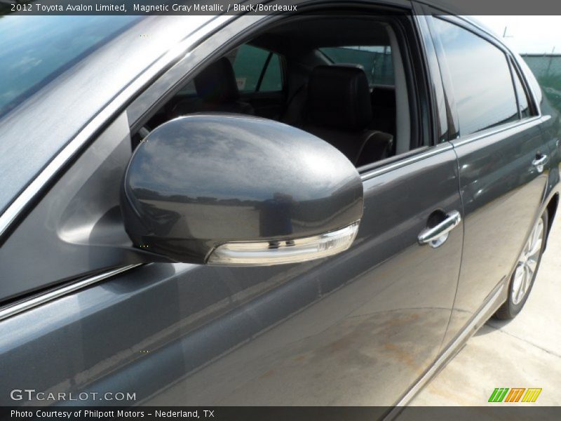 Magnetic Gray Metallic / Black/Bordeaux 2012 Toyota Avalon Limited