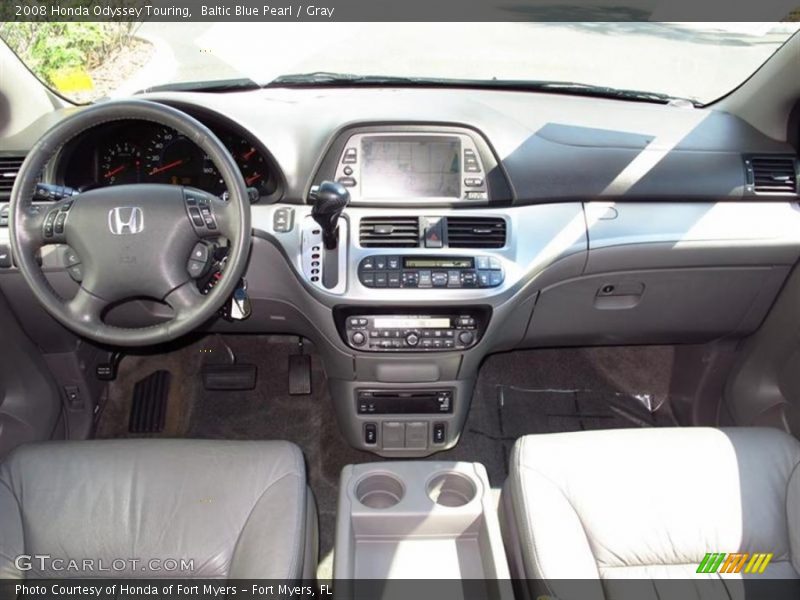 Baltic Blue Pearl / Gray 2008 Honda Odyssey Touring