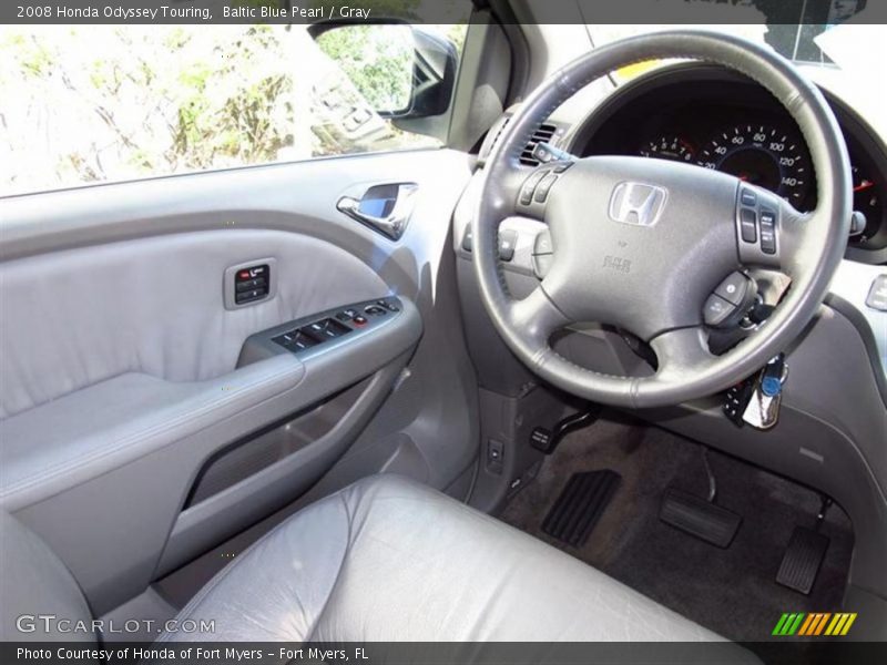 Baltic Blue Pearl / Gray 2008 Honda Odyssey Touring