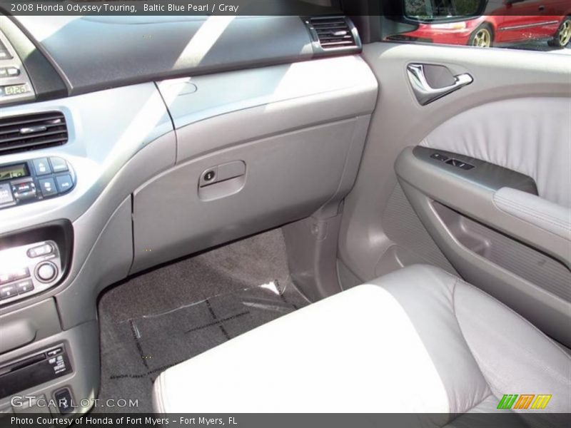 Baltic Blue Pearl / Gray 2008 Honda Odyssey Touring