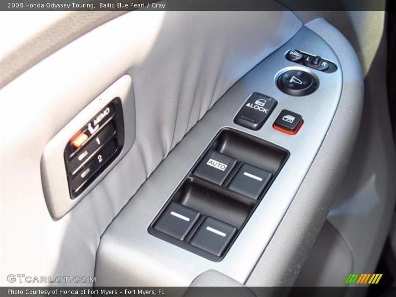 Baltic Blue Pearl / Gray 2008 Honda Odyssey Touring