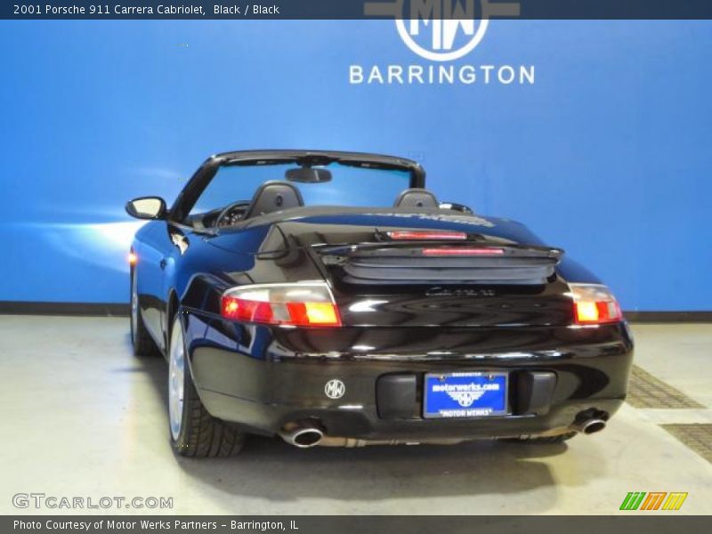 Black / Black 2001 Porsche 911 Carrera Cabriolet