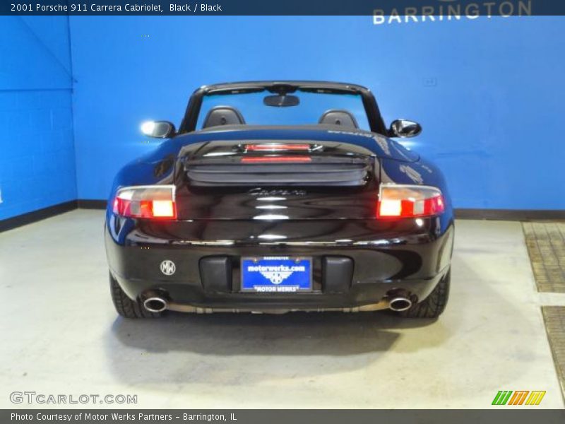 Black / Black 2001 Porsche 911 Carrera Cabriolet