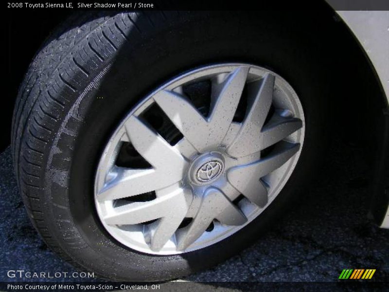 Silver Shadow Pearl / Stone 2008 Toyota Sienna LE