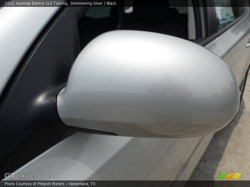 Shimmering Silver / Black 2012 Hyundai Elantra GLS Touring