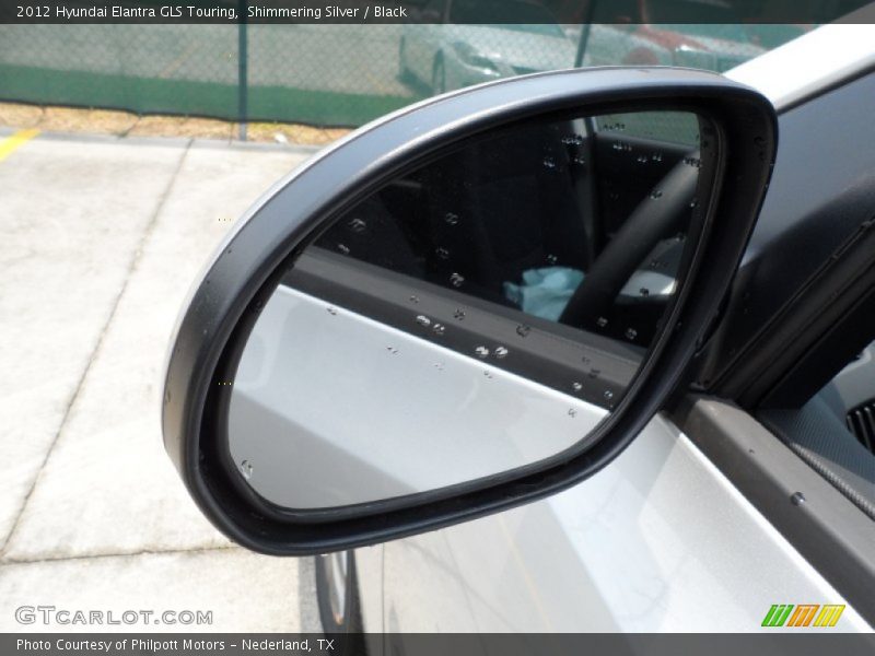 Shimmering Silver / Black 2012 Hyundai Elantra GLS Touring