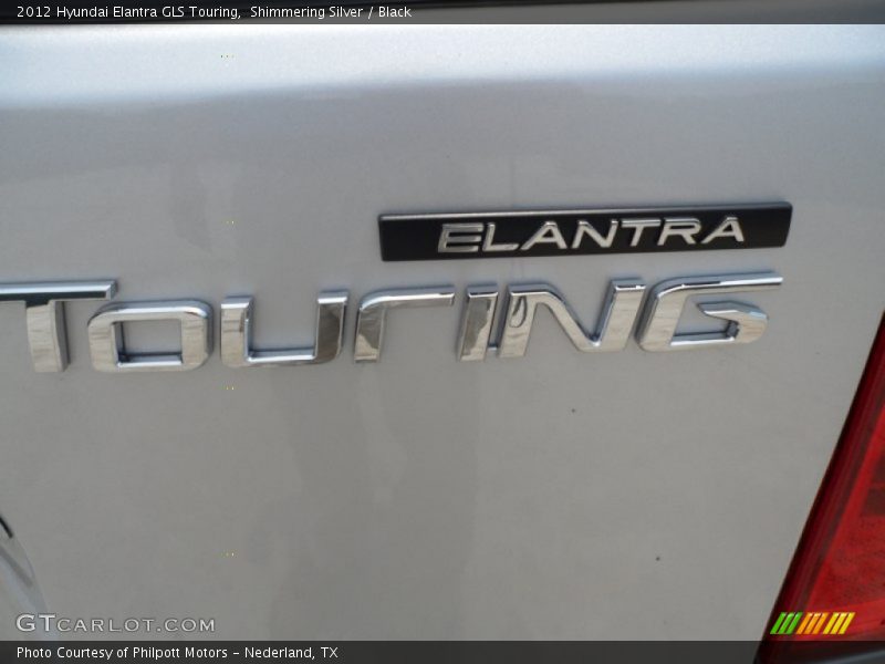 Shimmering Silver / Black 2012 Hyundai Elantra GLS Touring