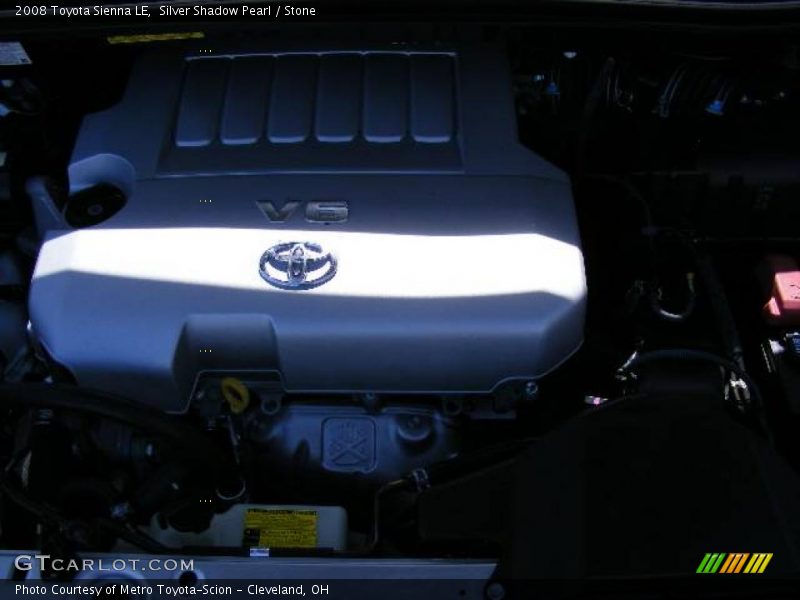 Silver Shadow Pearl / Stone 2008 Toyota Sienna LE