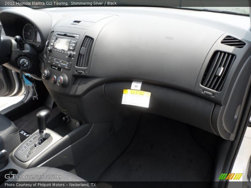 Shimmering Silver / Black 2012 Hyundai Elantra GLS Touring