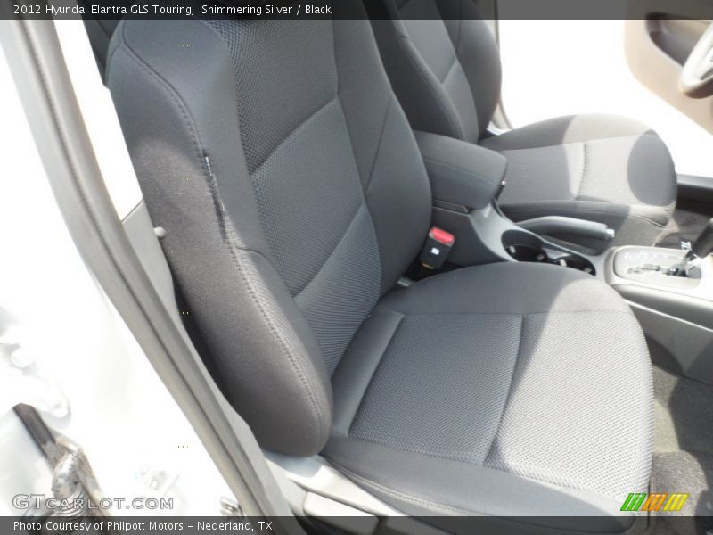 Shimmering Silver / Black 2012 Hyundai Elantra GLS Touring