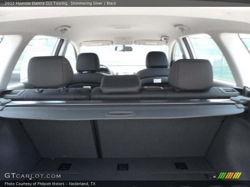 Shimmering Silver / Black 2012 Hyundai Elantra GLS Touring