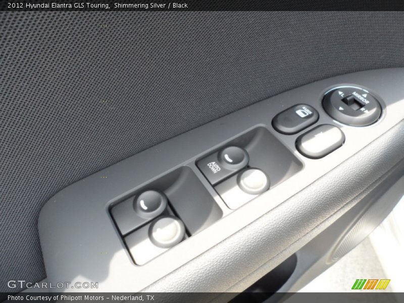 Shimmering Silver / Black 2012 Hyundai Elantra GLS Touring