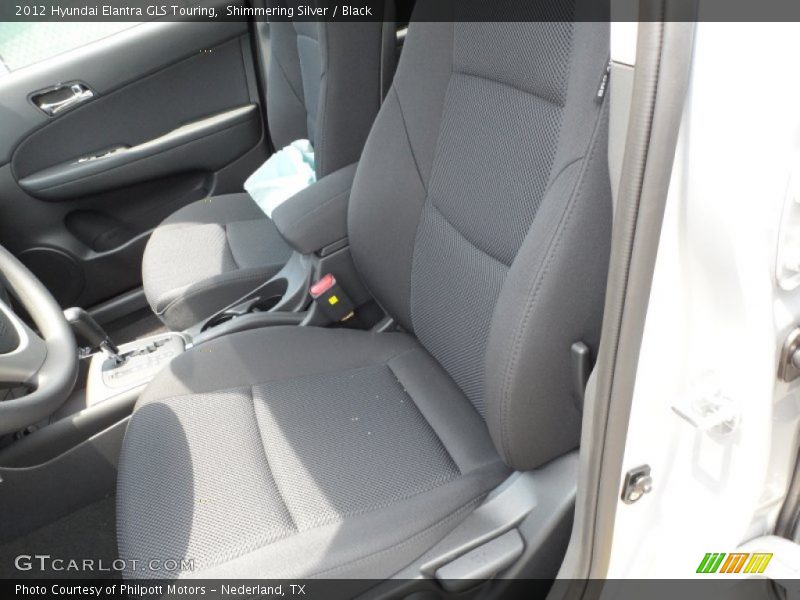 Shimmering Silver / Black 2012 Hyundai Elantra GLS Touring